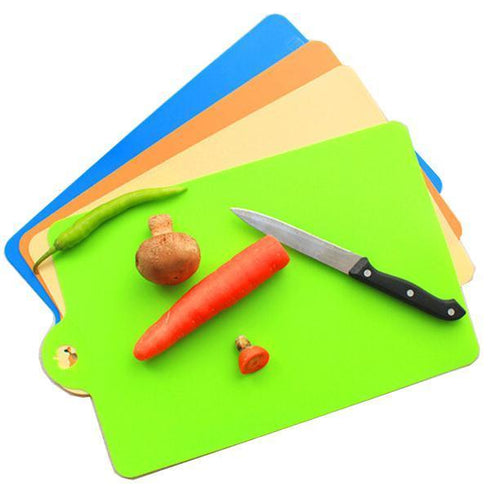 AussieSuperStore Homeware Supplies Bendable Antibacterial Wear Soft Chopping Block Hanging Cutting Board CBBACUTTINGBOARDRD